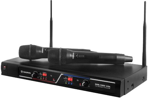 Picture of Wireless Dual Handheld Mic System - IrDA